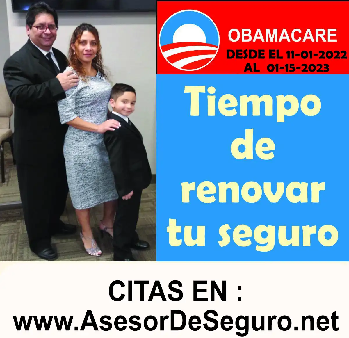 Hora de renovar tu seguro Obamacare