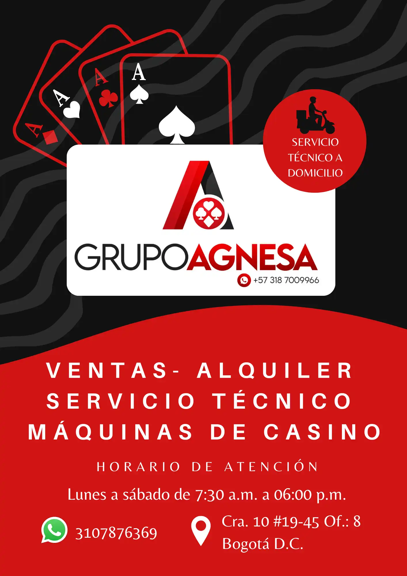 Ventas, asesorías, alquiler
