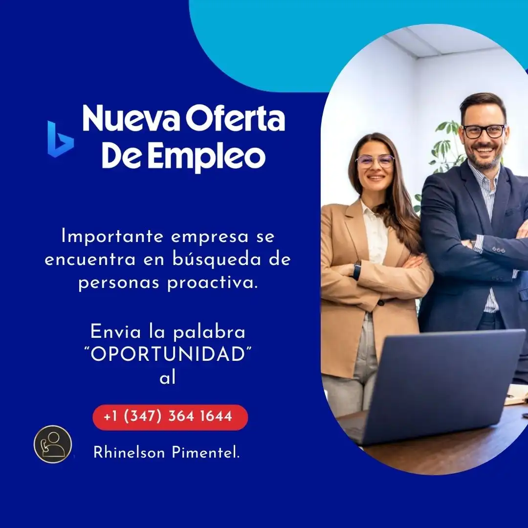 UNICA OPORTUNIDAD LABORAL